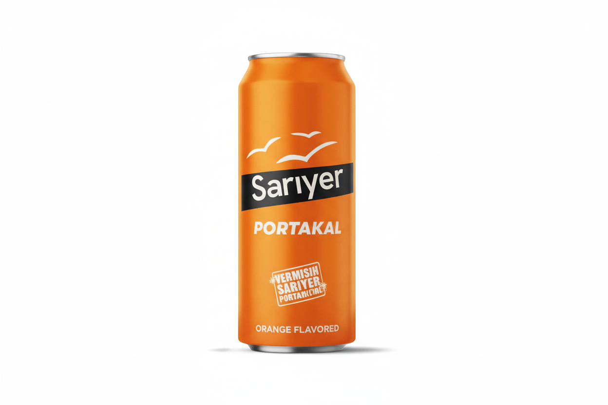 SARIYER ORANGE FLAVORED CARBONATED DRINK 11.15 FL OZ (330ML) X 24PCS_CAN - SAR04