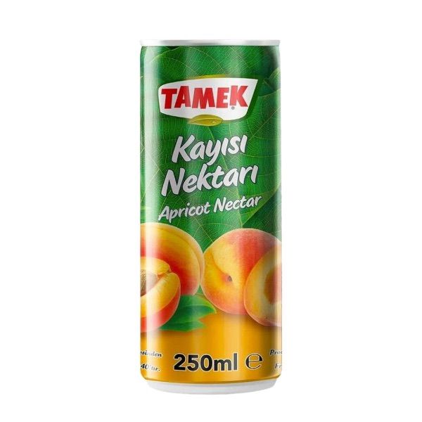 TAMEK Apricot Juice 250ml Can 1cs/24pcs
