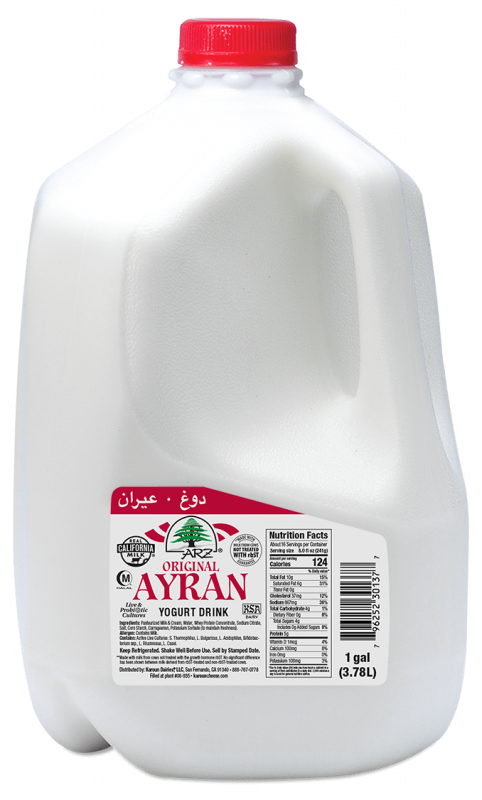 YD1G ARZ Yogurt Drink Ayran 1 Galon 1/4pcs