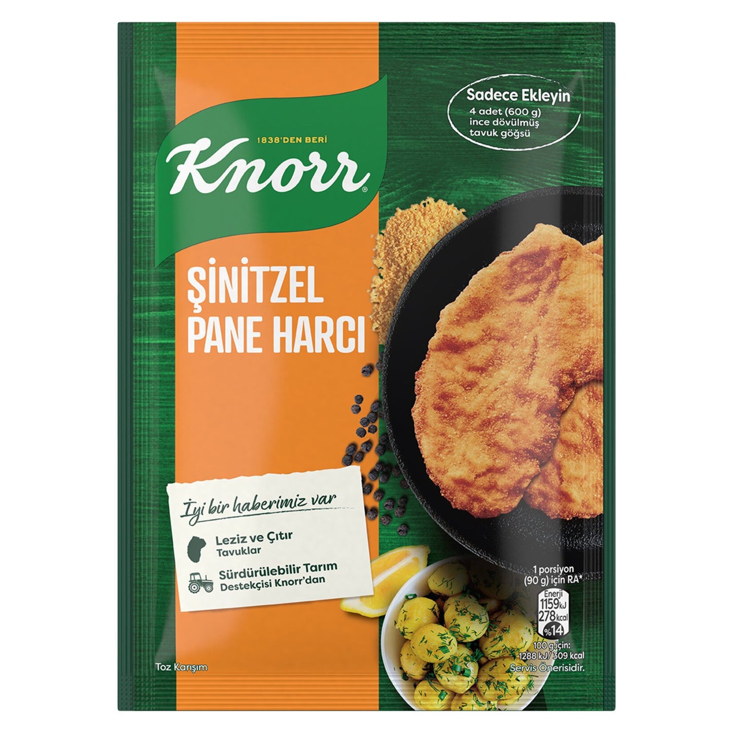 V1 KNORR Schnitzel Mix / Sinitsel Pane Harci 90g 1cs/12pcs