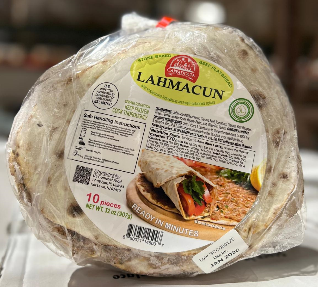 LAHMACUN CAPPADOCIA G.Beef Flatbread (MILD) 10pcs (12pk/bx) - SC1007