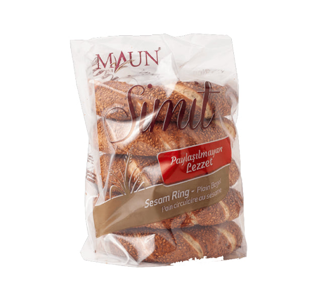 Maun Plain Bagel 110gr x 8pcs (5'li) | SIMIT L - MA01