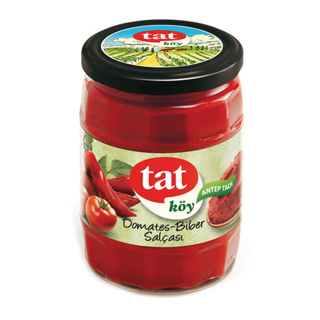 Tat Traditional Tomato & Pepper Paste (Koy Domates Ve Biber Salca) 580 Cc X 12