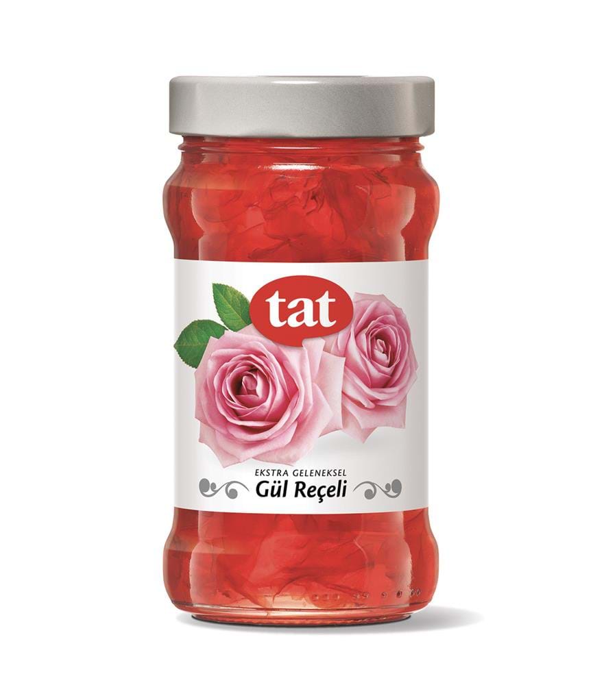 Tat Extra Traditional Rose Jam (Geleneksel Gul Receli) 380Gr X 12