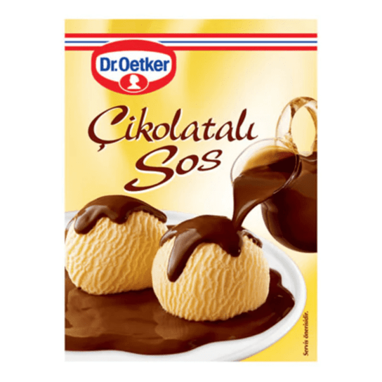 DR.OETKER CHOCOLATE SAUCE (CIKOLATALI SOS) 123 GR X 24