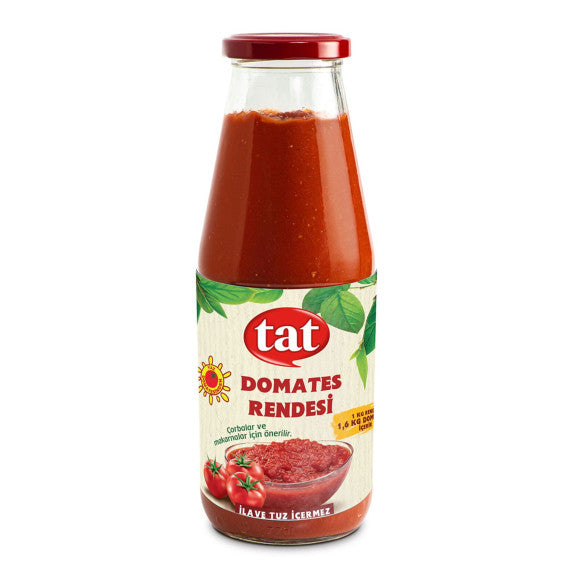 TAT GRATED TOMATO GLASS (RENDELENMIS DOMATES)700CC X 6