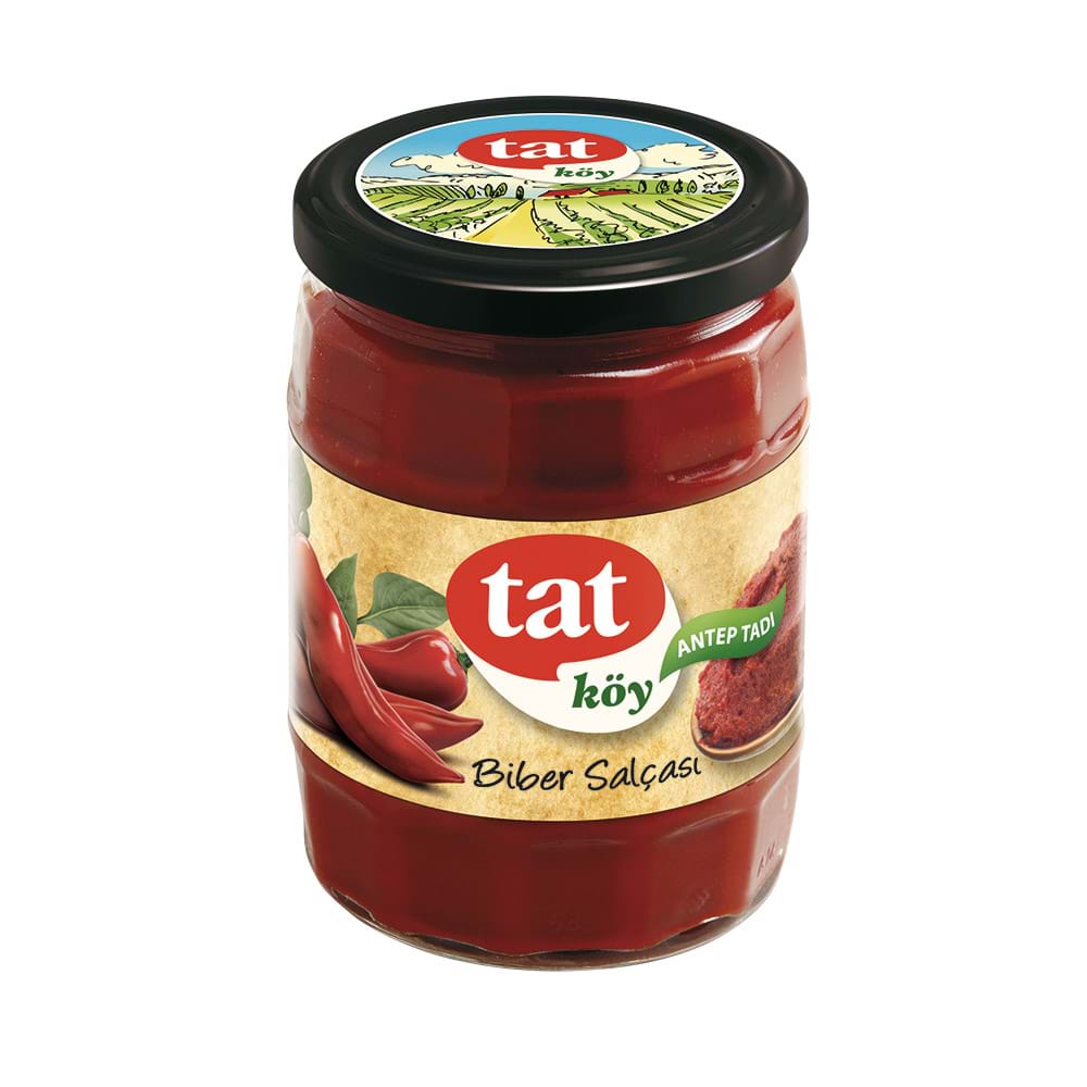 TAT MILD VILLAGE PEPPER PASTE (KOY TATLI BIBER) 550GR X 12