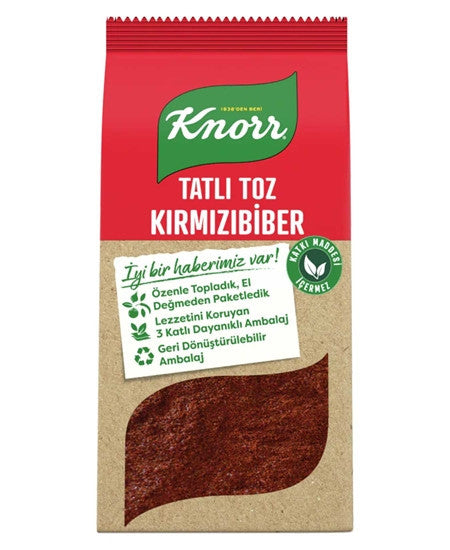 KNORR Paprika Mild/Tatli Toz Kirmizibiber 65g 1cs/14Pcs