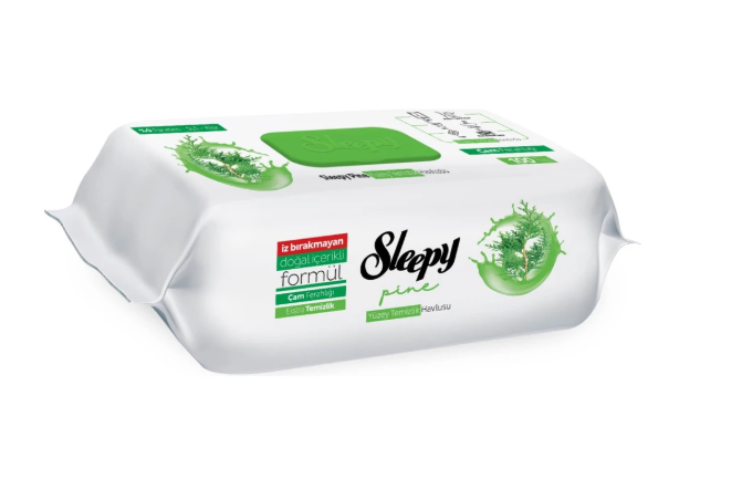 Sleepy Easy Clean Pine Wet Wipes 100 ct x 6 pcs - ESLEP08