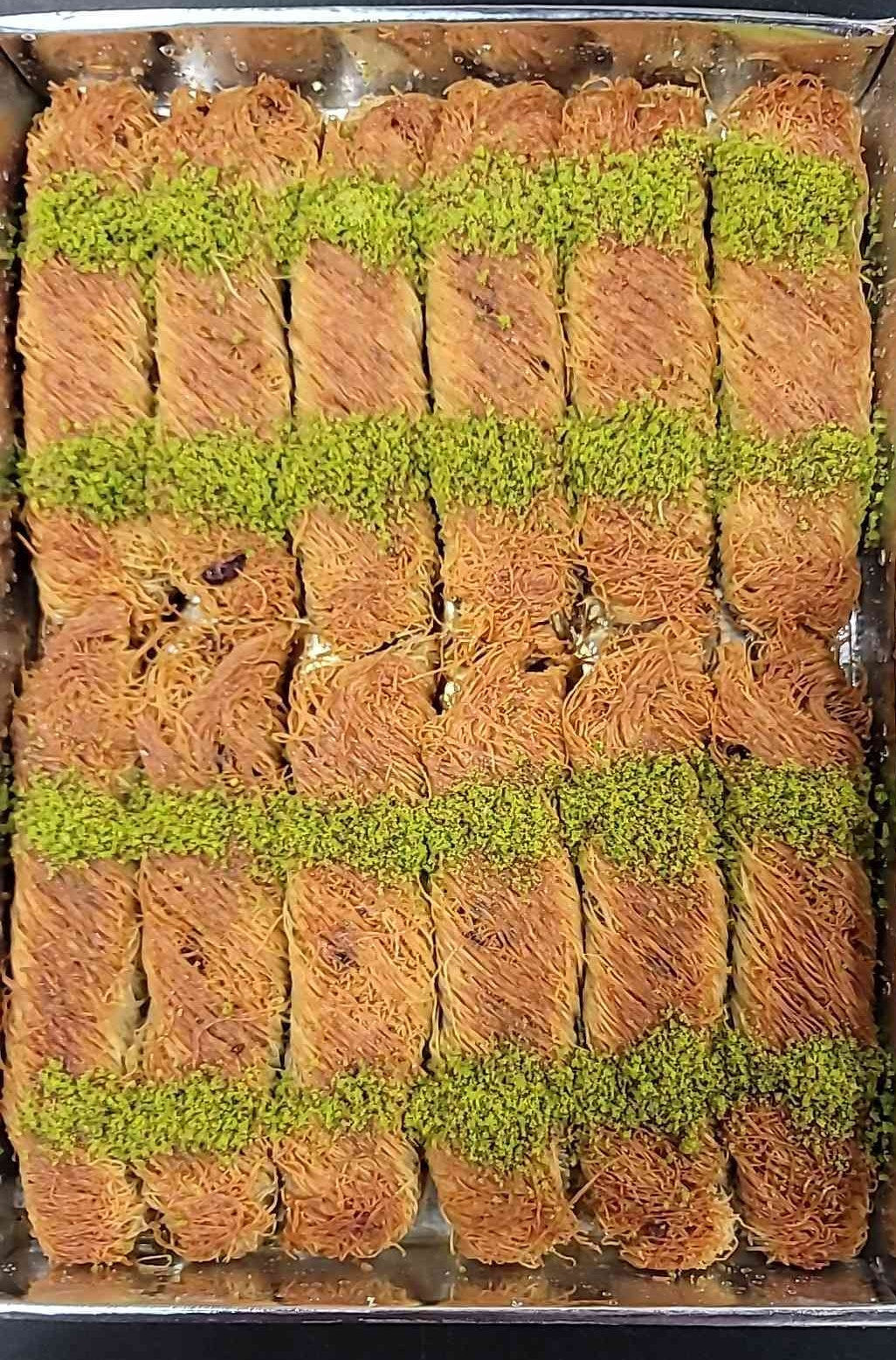 T3 Sweet Beggy Diyarbakir Burma Kadayif w/ Pistachio - 2250g T35 X 10
