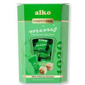 A4 Alko Mini Double Roasted Pistachio Turkish Delight 175gr. 1cs/12pcs
