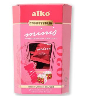 A4 Alko Mini Pomagrenade Pistachio Turkish Delight 175gr. 1cs/12pcs