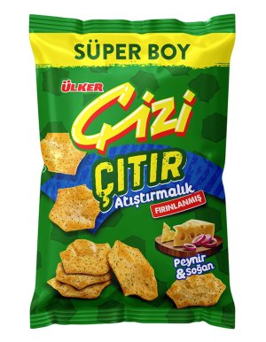 ULKER A1 Cizi Citir Cheese & Onion Clacker Big pack 120g 1cs/10pcs