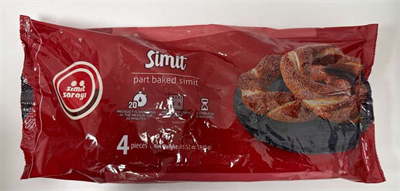 Simit Sarayi Turkish Bagel Half Cooked (Simit) 4 ct , 15.52 oz (440 g) x 14 pcs