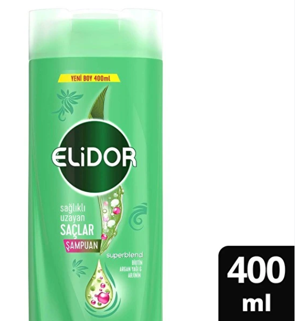 ELIDOR SHAMPOO 400 ML (13.5oz - SUPERBLEND GREEN ) x 18pcs - ELD04