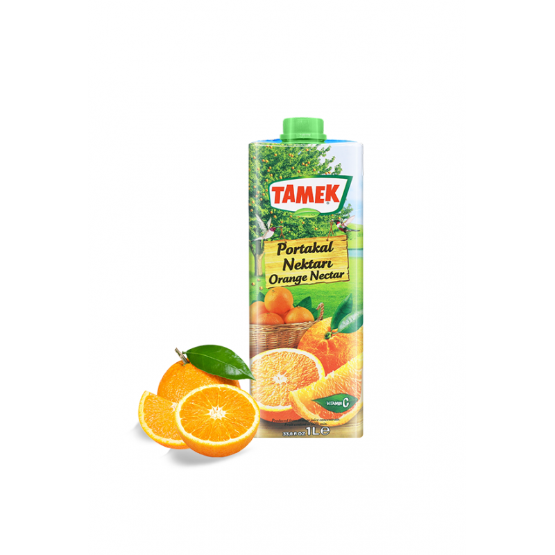 TAMEK Orange Juice 1 Lt Tetra 1cs/12pcs