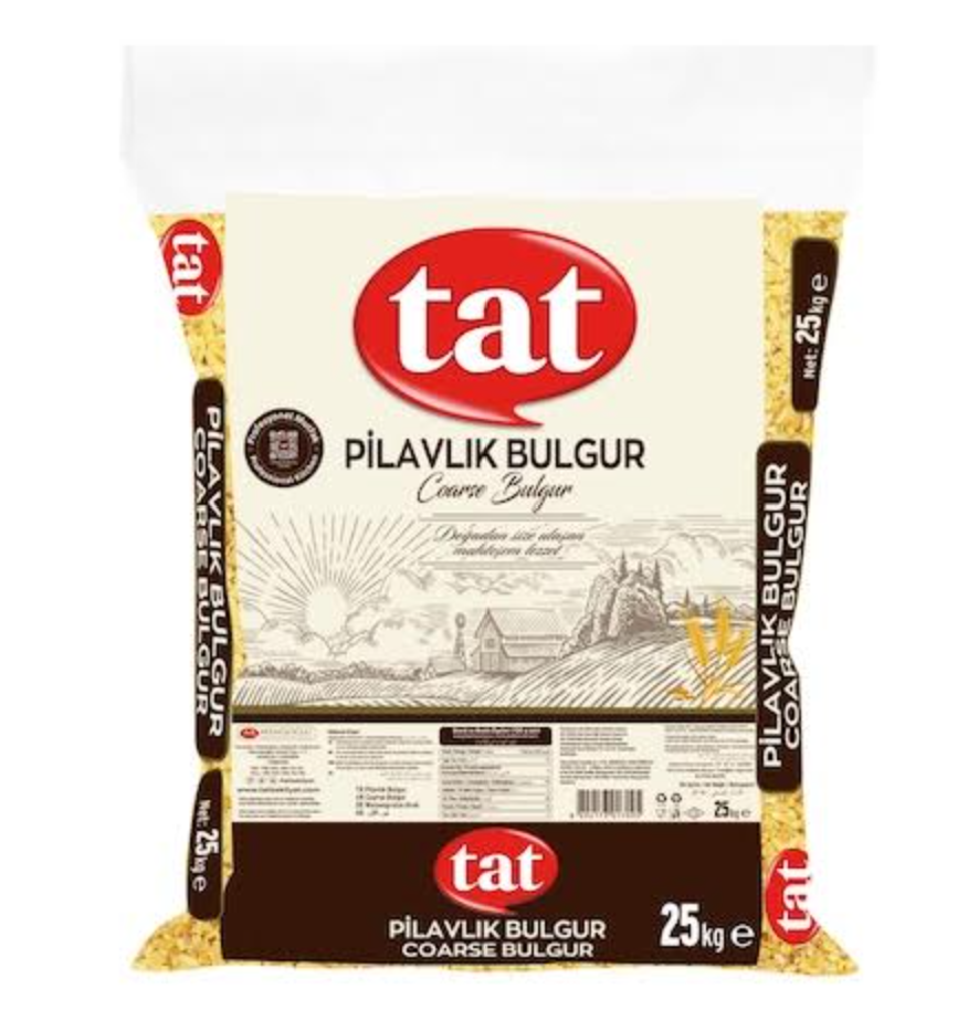 TAT COARSE BULGUR (PILAVLIK) 55LB (25Kg)