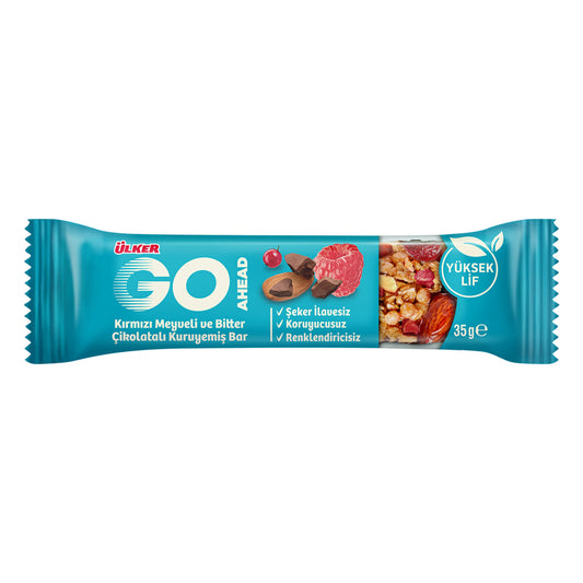 Go Ahead Kir. Meyve ve Kuruyemis Bar 35gr*18 pcs