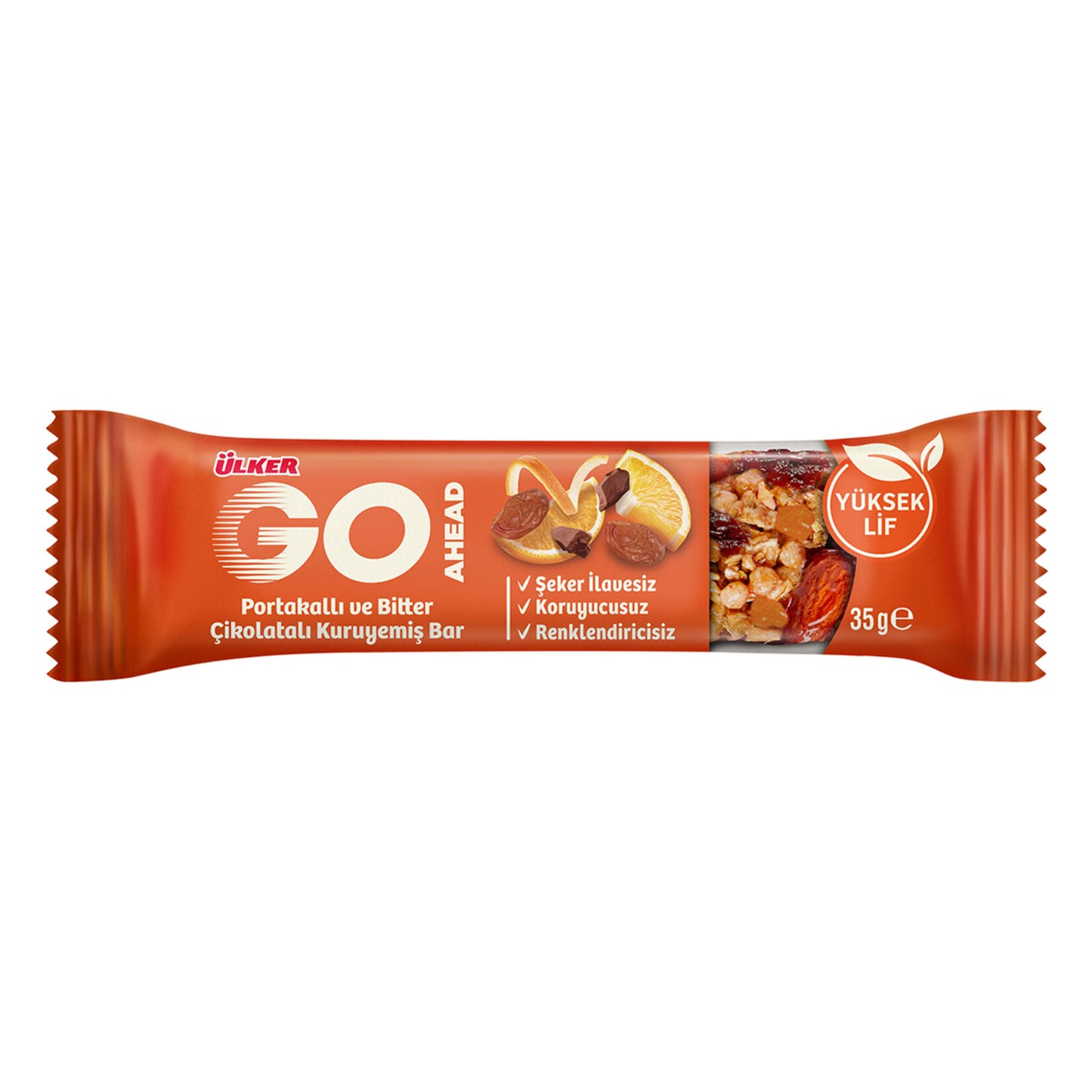 Go Ahead Por.Uzum ve Kuruyemis Bar 35gr*18 pcs