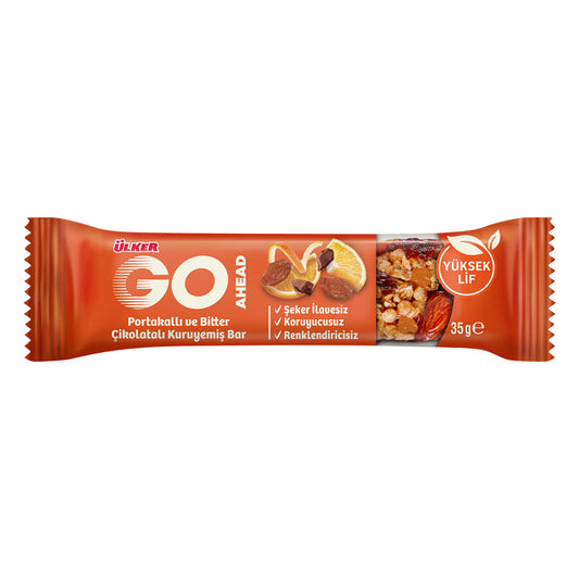 Go Ahead Por.Uzum ve Kuruyemis Bar 35gr*18 pcs
