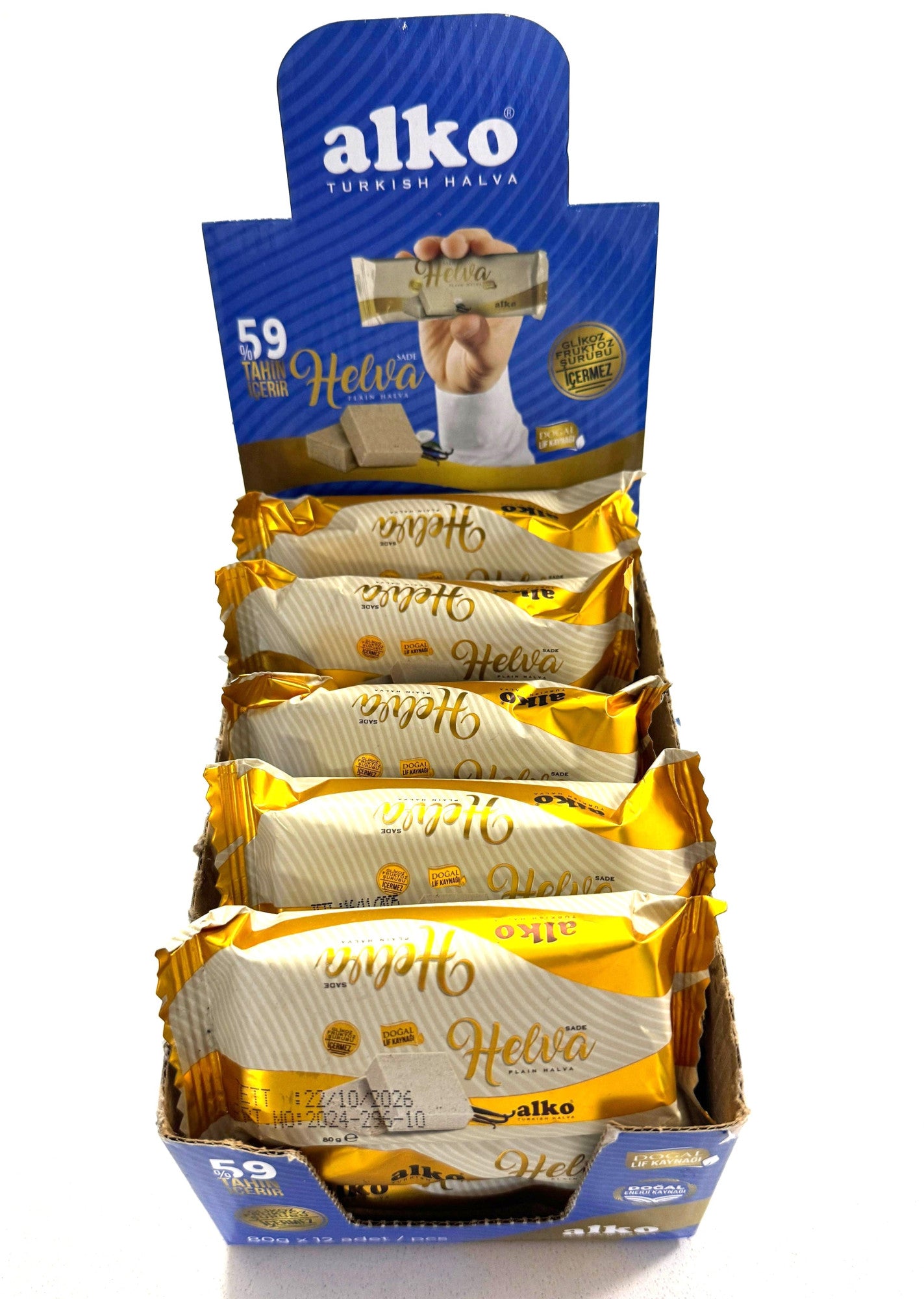 AH80 Alko Plain Halva 80gr. 1cs/12pcs
