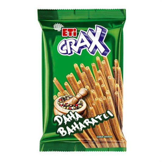 ETI Crax Spicy Stick Crackers 50g 1.76 OZ 1cs/20pcs