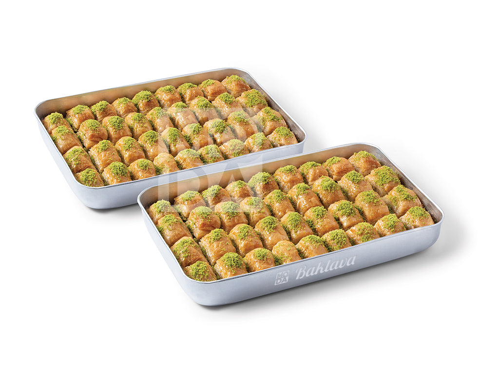 Moda Baklava with Double Pistachio, 72pcs, 6lbs (2700g) x 5pack - 100101