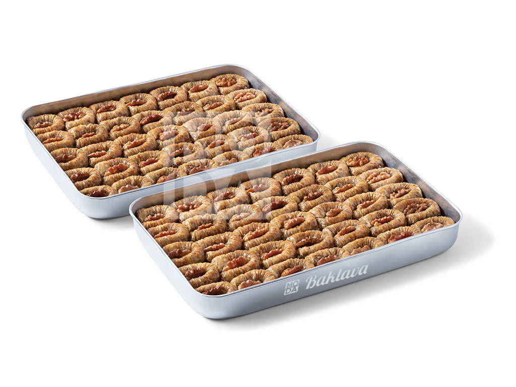 Moda Baklava, Fig Shape with Walnut, 70pcs, 6.2lbs (2800g) x 5pack - 100115