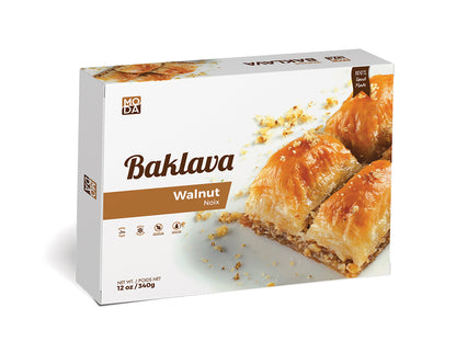 Baklava with Walnut, Gift Pack, 9pcs, 12oz (340g) x 16pack - 100402