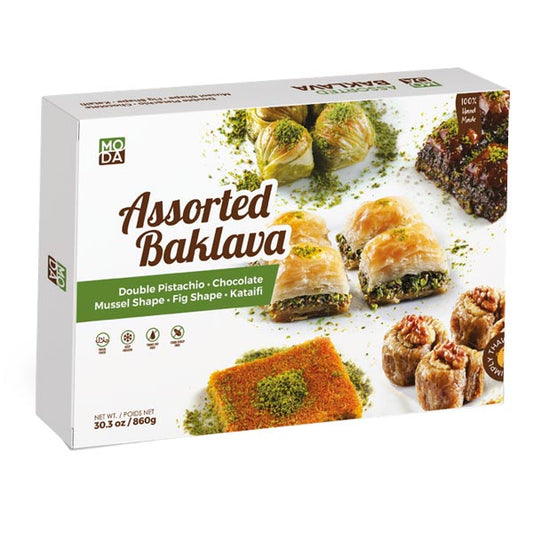 Moda Baklava, Assorted, Family Pack, 1.9lbs (860g) x 8pack - 100431