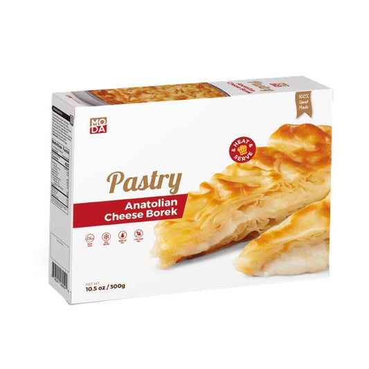 Moda Borek, Anatolian Cheese Pastry, Carrot Slice, Gift Pack, 2pcs, 10.5oz x 16pack - 100454