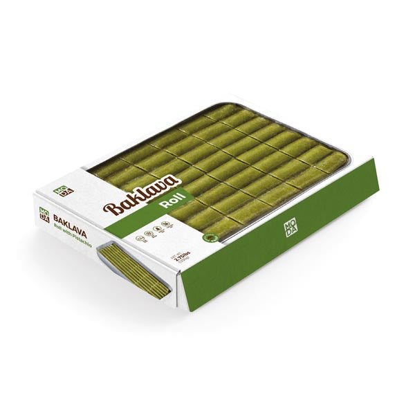 Moda Baklava – Carrot Slice with Pistachio, 16 pcs, 3.5 lbs main image 0
