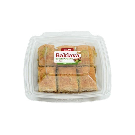 Moda Baklava with Double Pistachio, To Go Pack, 7oz, 6pcs x 24pack - 103001