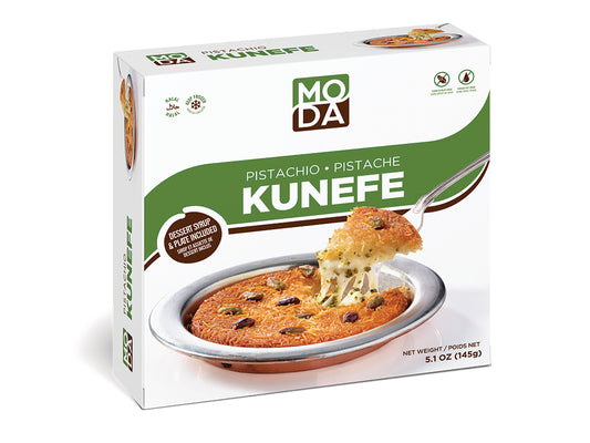 Moda Kunefe Pistachio with Syrup, 150gr, 1pcs x 20pack - 100502