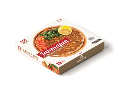 Moda Beef Lahmajun, Mild, Paper Pack, 8inc, 1lb (454g), 6pcs x 12pack - 100903