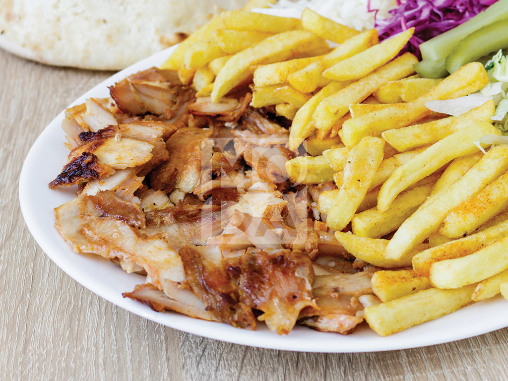 Moda Doner, Chicken, Cooked, Sliced, Retail,  8oz x 16pack - 101402