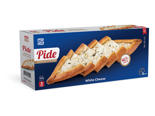 Moda Pide, White Cheese, 3pcs, 14.3oz (405g) x 12pack - 102101