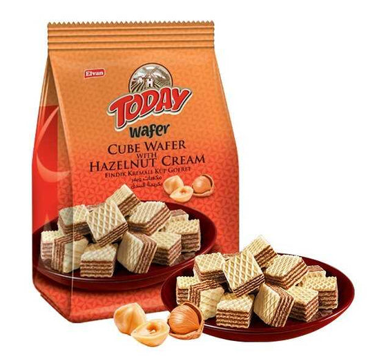 Today Cube Wafers With Hazulnut Cream (200Gr X 12) - 1100000445