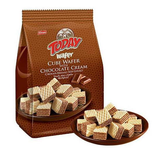 Today Cube Waffer With Chocolate Cream (200Gr X 12) - 1100000447