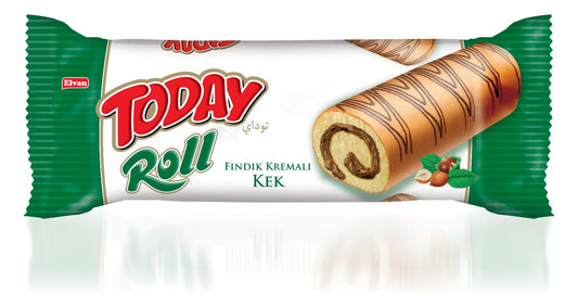 Roll Cake With Hazelnut Cream 80Gr (12X6) - 1100003723