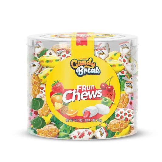 Candy Break Fruit Chews Toffix 700 (1X6) Cylinder Fruit Chews - 1100004629