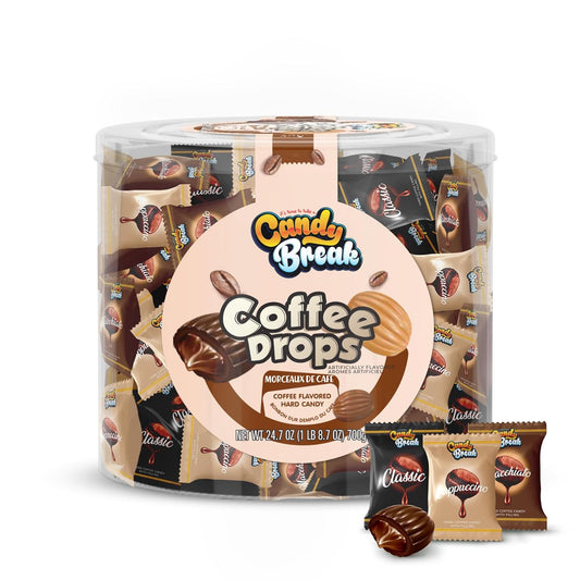 Candy Break Coffee Drops Mix 700Gr X 6 Cylinder - 1100008153