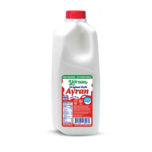 Yorsan Yogurt Drink Original Style Ayran 1/2 Gallon x 6pack - YRSN06