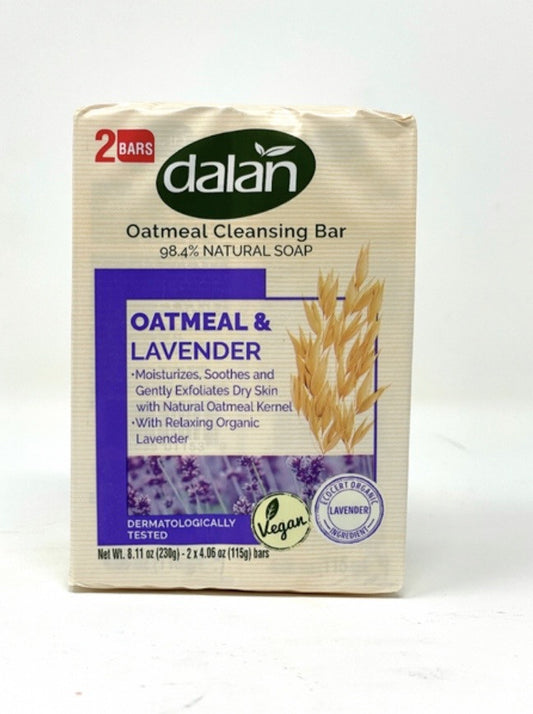 DALAN OATMEAL LAVENDER SOAP (115grx2) 36/cs - DNOT10