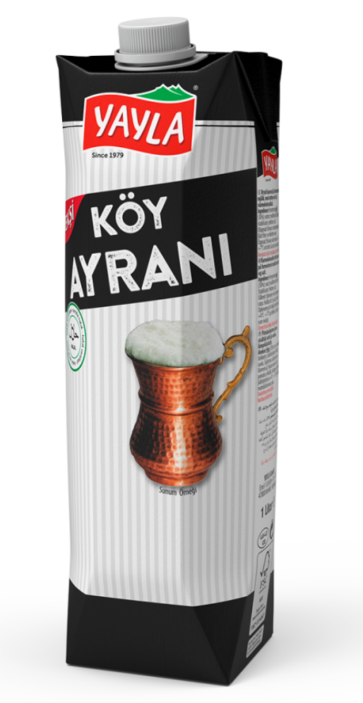 YAYLA KOY AYRAN 33.8 FL OZ (1 LT) X 6PCS (TETRA PACK) - YAY05