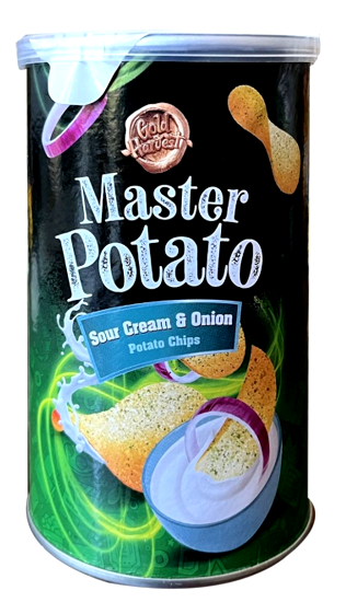 GOLD HARVEST Master Onion & Sour Cream Potato Chips 160g 1cs/28pcs