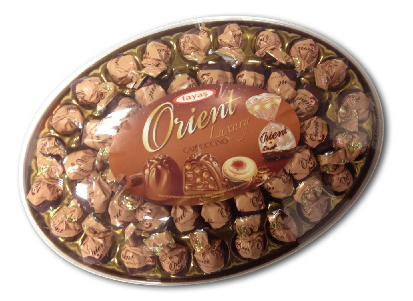 Bonart Chocolate Orient Truffle Elips (Hazelnut) 17.6 oz (500 g) x 6pcs - BNT02