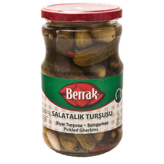 BERRAK Cornichons/Gherkins/Salatalik No1 Tursusu 720ml 1cs/12pcs