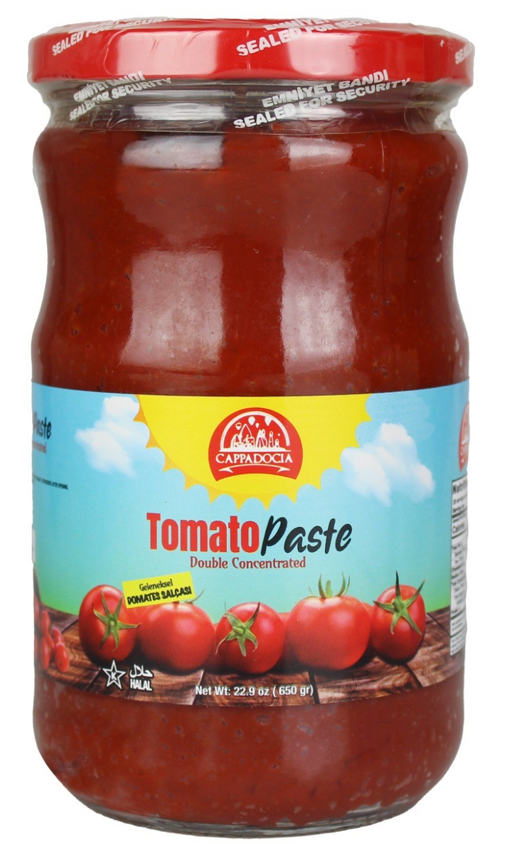 K- CAPPADOCIA PREMIUM TOMATO PASTE 650GR ( 23 oz) X 12/CS - CAP650