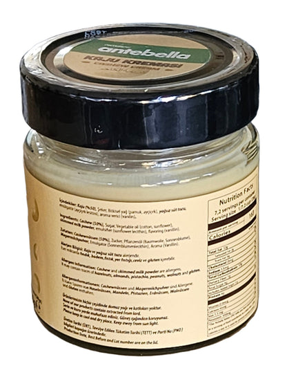 ANTEBELLA SPREADABLE CASHEW CREAM 50% 200g X 12/CS - APS211